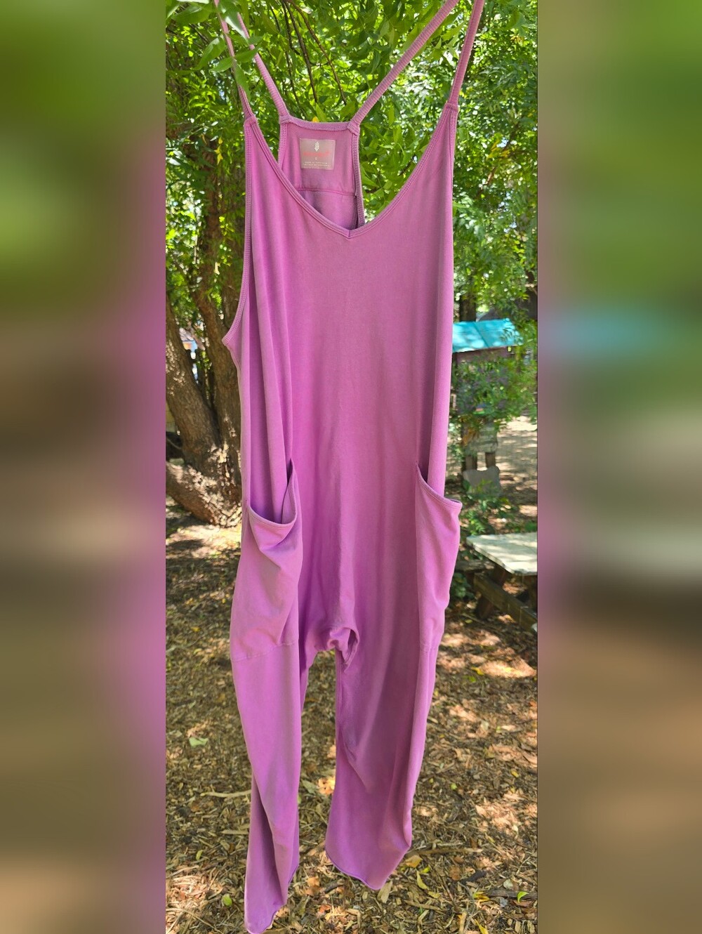 Lavender Purple Tank Top with Thin Straps